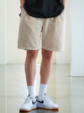 EZKATON (エズカートン) Fleet Pigment Washing Training Short Pants Light Beige YMSP6602