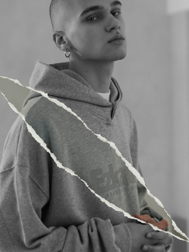 EZKATON (エズカートン) Grow Hood Gray JIHD6615
