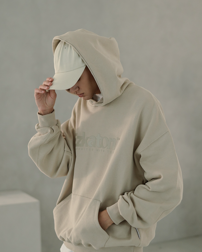 EZKATON (エズカートン) Grow Hood Gray Beige JIHD6615