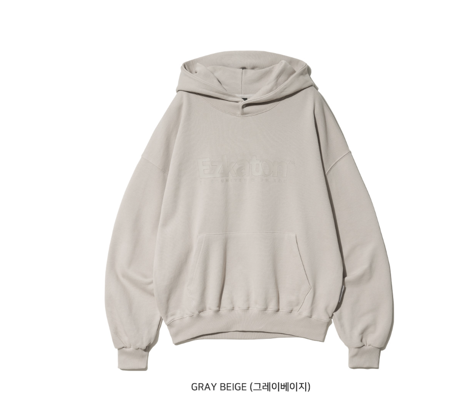 EZKATON (エズカートン) Grow Hood Gray Beige JIHD6615