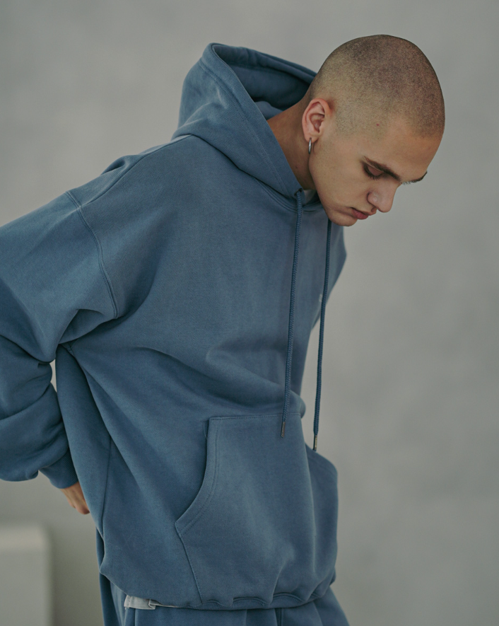 EZKATON (エズカートン) Union Hood Blue Gray KMHD6617
