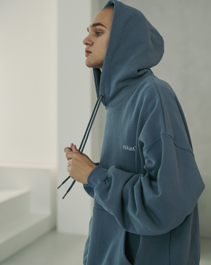EZKATON (エズカートン) Union Hood Blue Gray KMHD6617