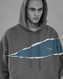 EZKATON (エズカートン) Union Hood Blue Gray KMHD6617