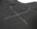 STIGMA(スティグマ) 22 INSIDEOUT PIGMENT OVERSIZED T-SHIRTS DARK GREY