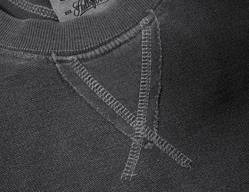 STIGMA(スティグマ) 22 INSIDEOUT PIGMENT OVERSIZED T-SHIRTS DARK GREY