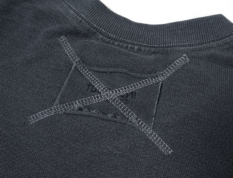 STIGMA(スティグマ) 22 INSIDEOUT PIGMENT OVERSIZED T-SHIRTS NAVY