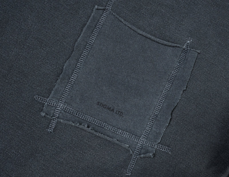 STIGMA(スティグマ) 22 INSIDEOUT PIGMENT OVERSIZED T-SHIRTS NAVY
