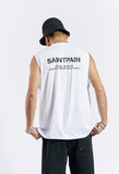 セイントペイン(SAINTPAIN) SP VRTN LOGO SLEEVELESS-WHITE