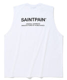 セイントペイン(SAINTPAIN) SP VRTN LOGO SLEEVELESS-WHITE