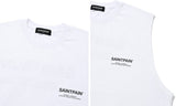 セイントペイン(SAINTPAIN) SP VRTN LOGO SLEEVELESS-WHITE
