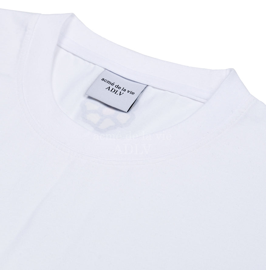 アクメドラビ(acme' de la vie) FISH SWAN SHORT SLEEVE T-SHIRT WHITE