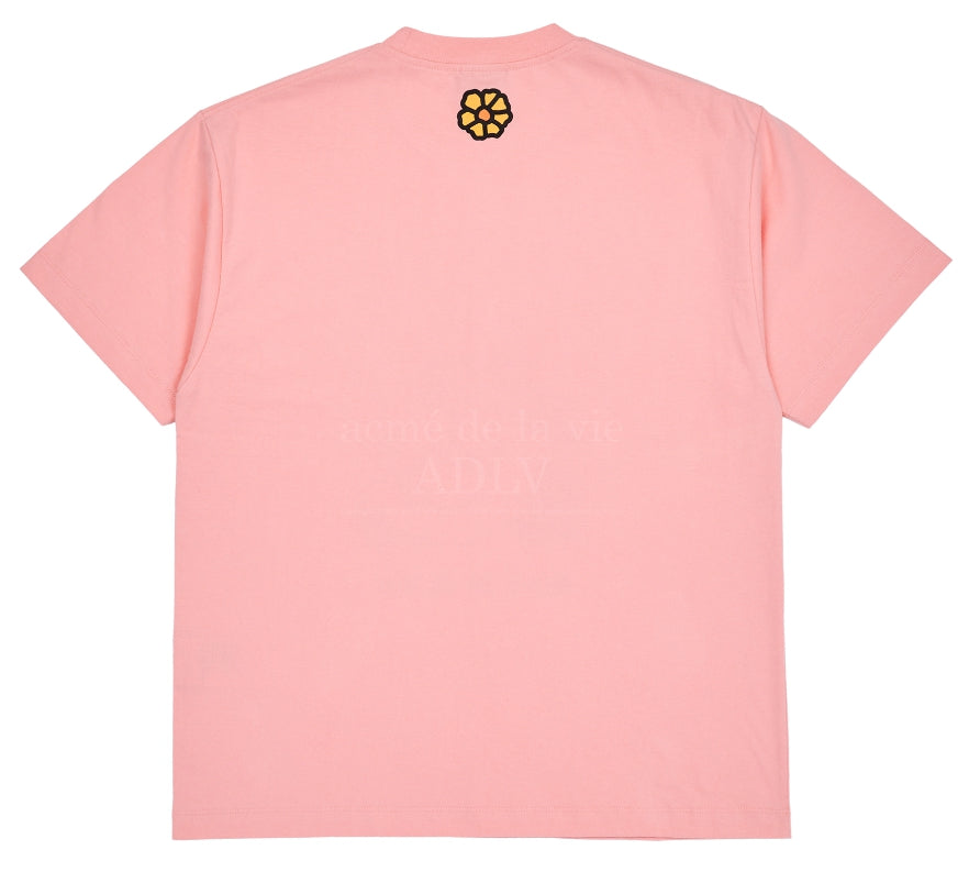 アクメドラビ(acme' de la vie) FISH SWAN SHORT SLEEVE T-SHIRT PINK