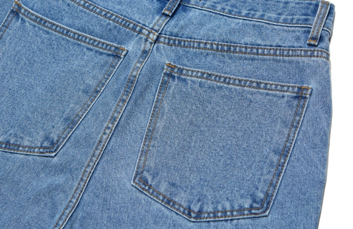 VARZAR(バザール) One Tuck Washing Denim Half Pants (2color)