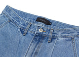 VARZAR(バザール) One Tuck Washing Denim Half Pants (2color)