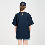 アクメドラビ(acme' de la vie) FISH SWAN SHORT SLEEVE T-SHIRT NAVY