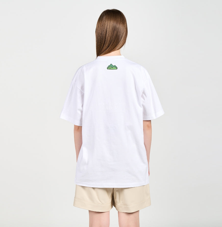 アクメドラビ(acme' de la vie) EUPHORIA GIRAFFE SHORT SLEEVE T-SHIRT WHITE