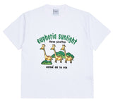 アクメドラビ(acme' de la vie) EUPHORIA GIRAFFE SHORT SLEEVE T-SHIRT WHITE