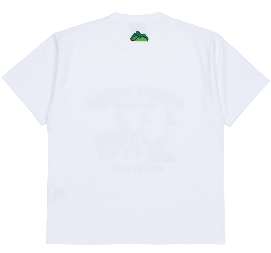 アクメドラビ(acme' de la vie) EUPHORIA GIRAFFE SHORT SLEEVE T-SHIRT WHITE