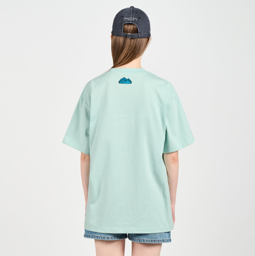 アクメドラビ(acme' de la vie) EUPHORIA GIRAFFE SHORT SLEEVE T-SHIRT MINT