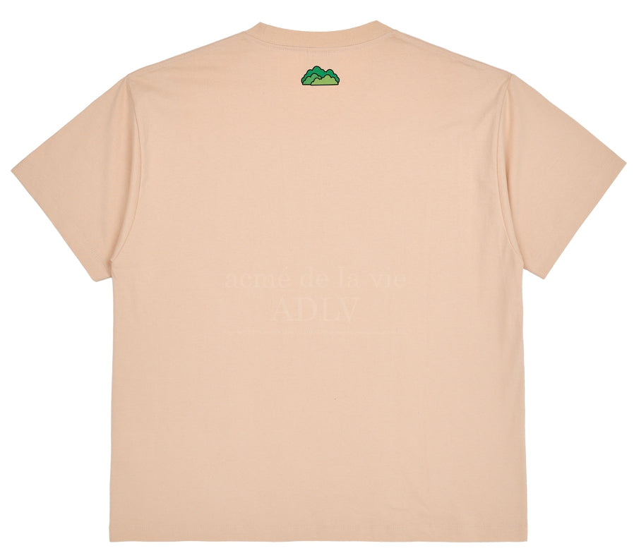 アクメドラビ(acme' de la vie) EUPHORIA GIRAFFE SHORT SLEEVE T-SHIRT BEIGE