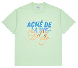 アクメドラビ(acme' de la vie) BACKGROUND LOGO SHORT SLEEVE T-SHIRT MINT