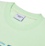 アクメドラビ(acme' de la vie) BACKGROUND LOGO SHORT SLEEVE T-SHIRT MINT