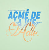 アクメドラビ(acme' de la vie) BACKGROUND LOGO SHORT SLEEVE T-SHIRT MINT
