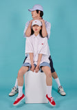 VARZAR(バザール) Heart Logo Oxford Over Fit Half Shirts (3color)