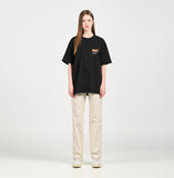 アクメドラビ(acme' de la vie) MOUNTAIN TIGER SHORT SLEEVE T-SHIRT BLACK
