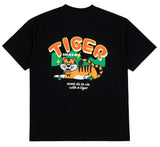 アクメドラビ(acme' de la vie) MOUNTAIN TIGER SHORT SLEEVE T-SHIRT BLACK