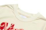 VARZAR(バザール) Twin Apple Heart Crop T-Shirts (2color)