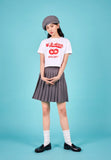 VARZAR(バザール) Twin Apple Heart Crop T-Shirts (2color)
