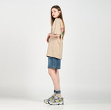 アクメドラビ(acme' de la vie) MOUNTAIN TIGER SHORT SLEEVE T-SHIRT BEIGE