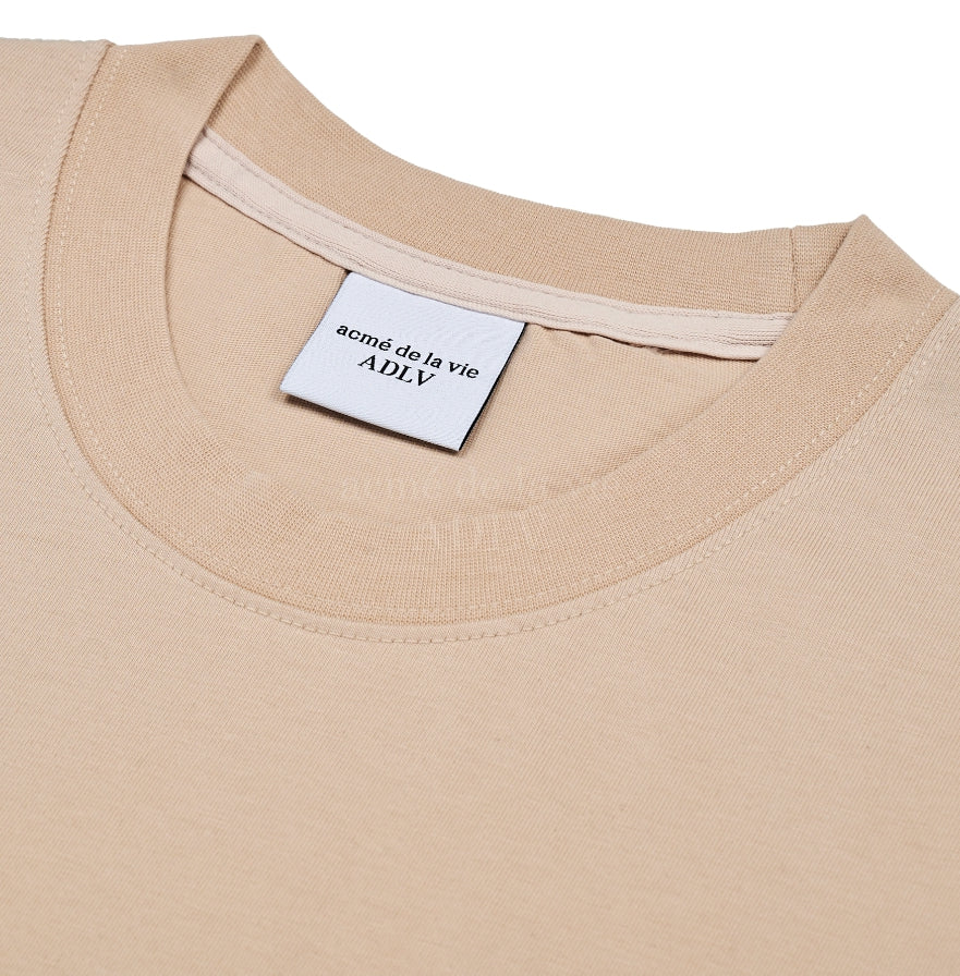 アクメドラビ(acme' de la vie) MOUNTAIN TIGER SHORT SLEEVE T-SHIRT BEIGE