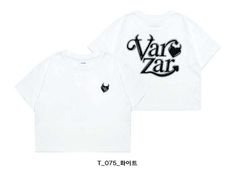 VARZAR(バザール) Love is Devil Crop T-Shirts (2color)
