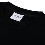 アクメドラビ(acme' de la vie) PEARL PRINTING LOGO SHORT SLEEVE T-SHIRT BLACK
