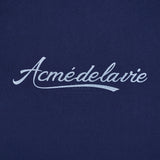 アクメドラビ(acme' de la vie) PEARL PRINTING LOGO SHORT SLEEVE T-SHIRT NAVY