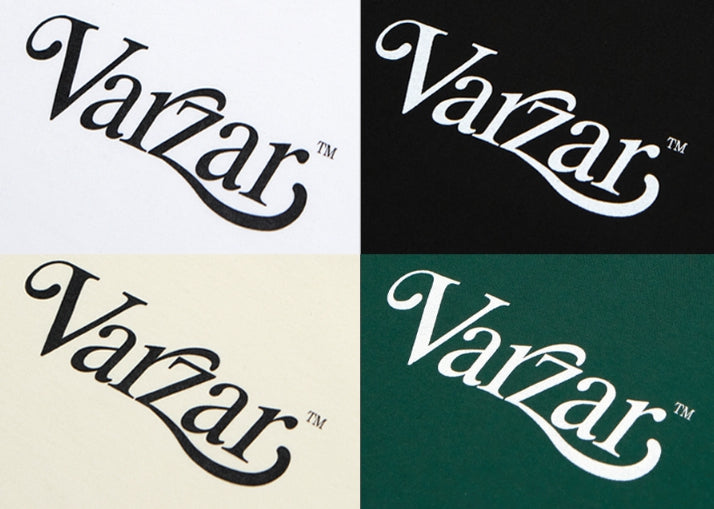 VARZAR(バザール) Leaf VZ Logo Crop T-Shirts (4color)