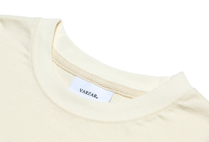 VARZAR(バザール) Leaf VZ Logo Crop T-Shirts (4color)