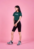 VARZAR(バザール) Leaf VZ Logo Crop T-Shirts (4color)