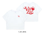 VARZAR(バザール) Love VARZAR Crop T-Shirts (4color)