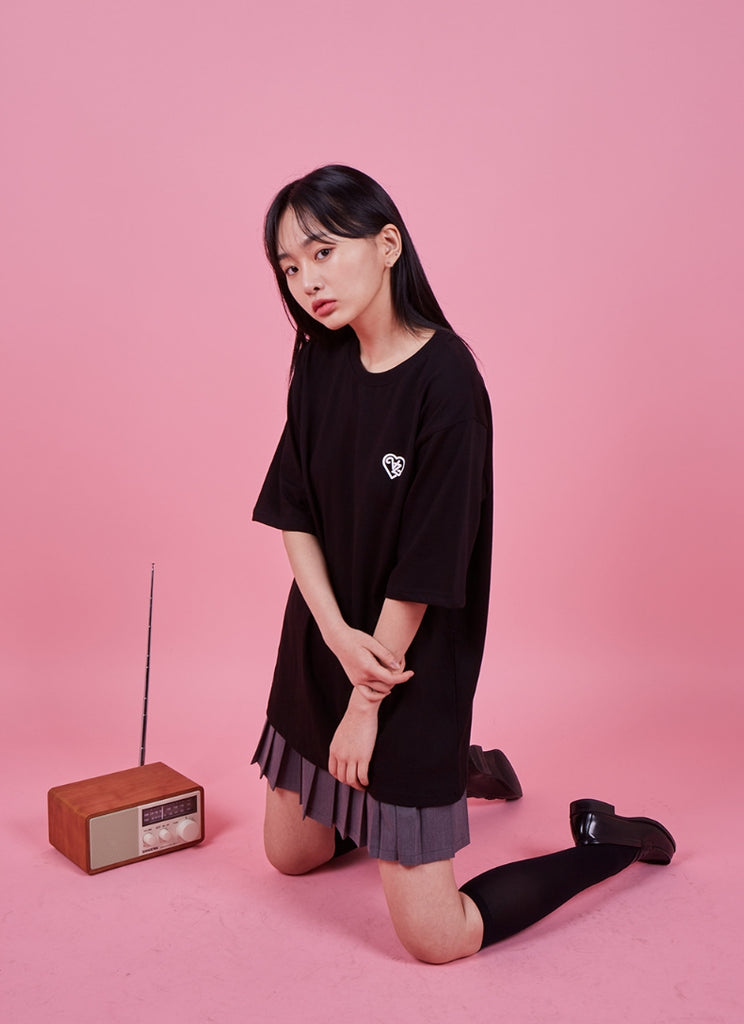 VARZAR(バザール) VZ Line Heart T-Shirts (2color)