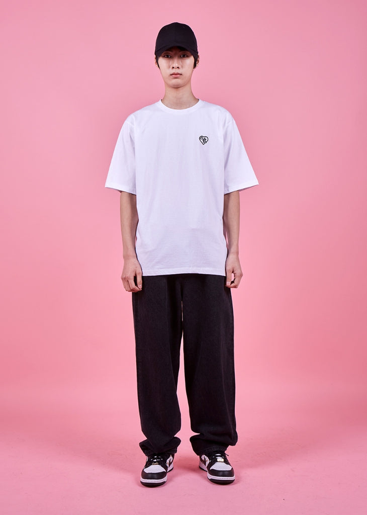 VARZAR(バザール) VZ Line Heart T-Shirts (2color)