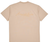 アクメドラビ(acme' de la vie) PEARL PRINTING LOGO SHORT SLEEVE T-SHIRT BEIGE