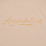 アクメドラビ(acme' de la vie) PEARL PRINTING LOGO SHORT SLEEVE T-SHIRT BEIGE