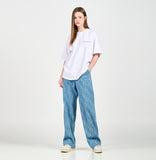 アクメドラビ(acme' de la vie) PEARL PRINTING LOGO SHORT SLEEVE T-SHIRT WHITE