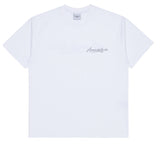 アクメドラビ(acme' de la vie) PEARL PRINTING LOGO SHORT SLEEVE T-SHIRT WHITE