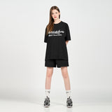 アクメドラビ(acme' de la vie) GEL PRINTING LOGO SHORT SLEEVE T-SHIRT BLACK