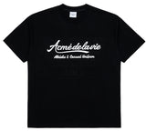 アクメドラビ(acme' de la vie) GEL PRINTING LOGO SHORT SLEEVE T-SHIRT BLACK