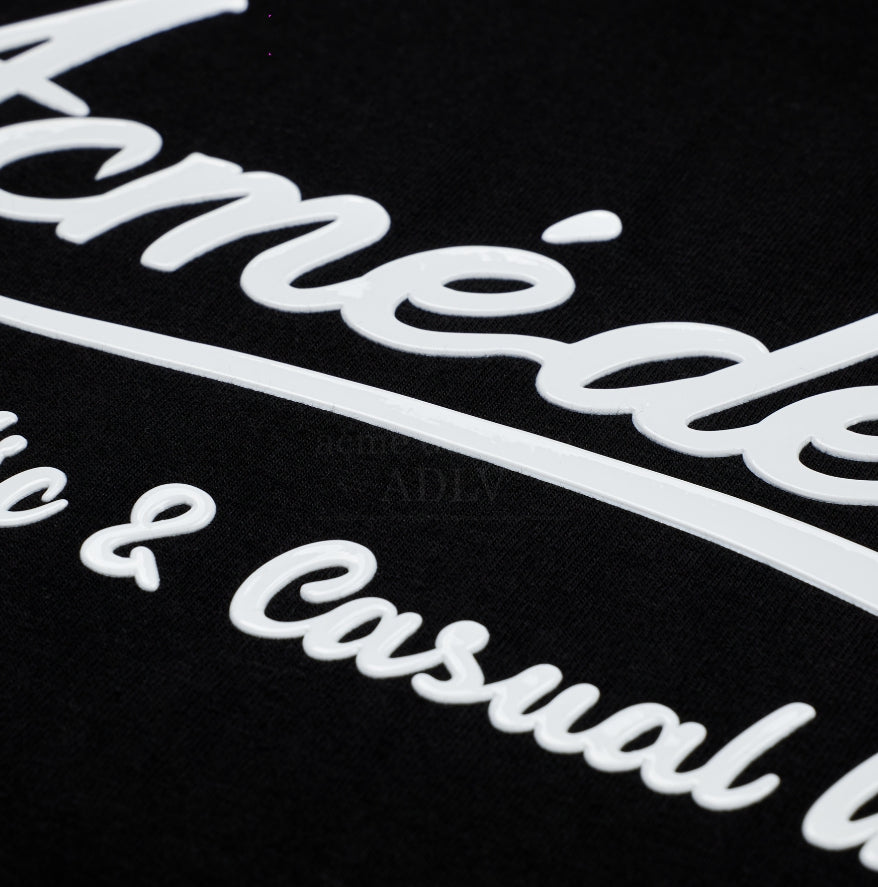 アクメドラビ(acme' de la vie) GEL PRINTING LOGO SHORT SLEEVE T-SHIRT BLACK